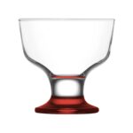 6x LAV Destina Glass Ice Cream Bowls Small Dessert Cups 285ml Multicolour - Image 4