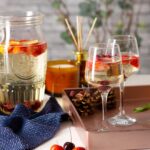 6x LAV Lal White Wine Glasses Small Glass Red Rose Long Stem Party Set 295ml - Image 5
