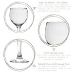 6x LAV Misket Gin and Tonic Glasses Large Glass Cocktail Balloon Gift Set 645ml - Image 2