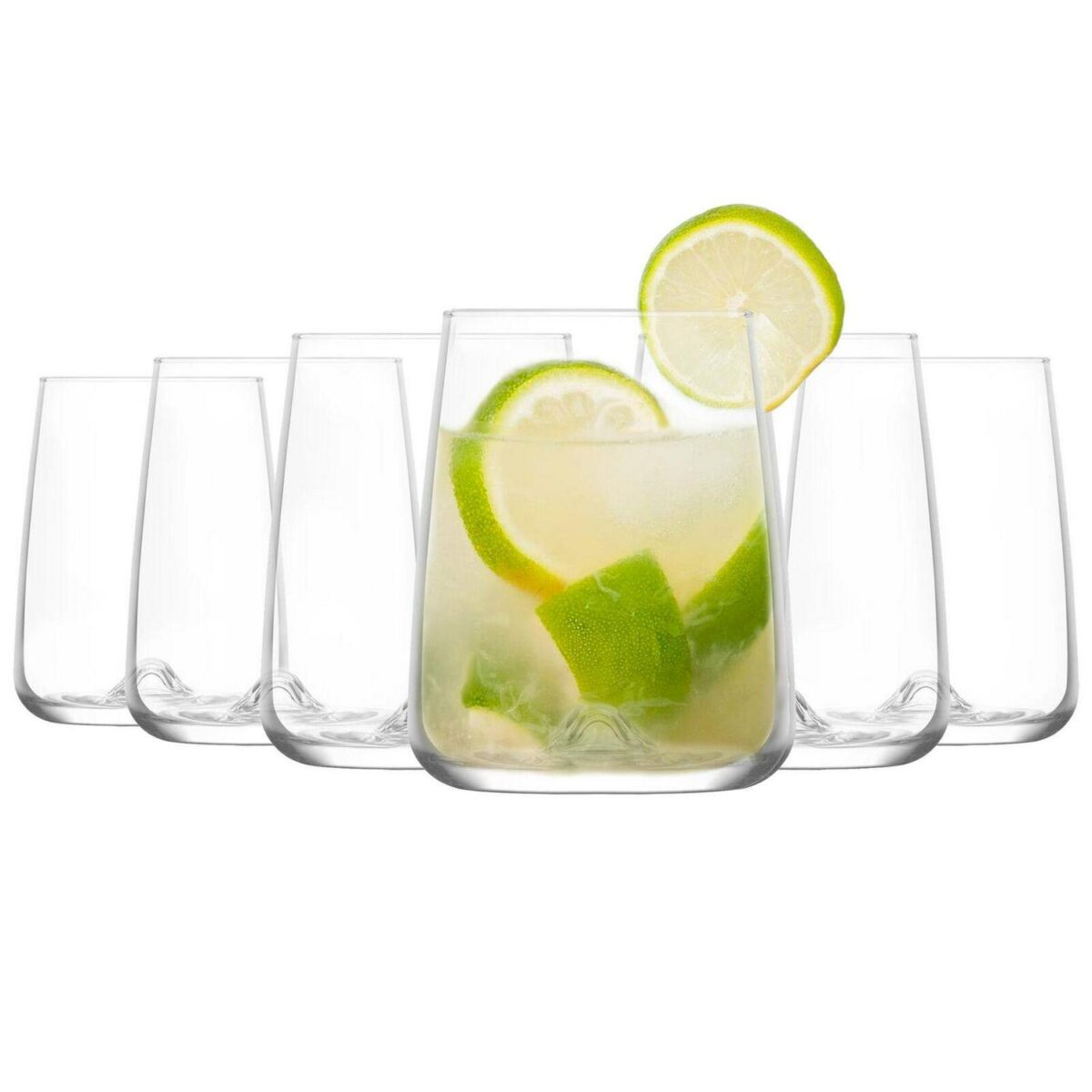 6x LAV Terra Highball Glasses Tall Glass Water Drinking Tumblers Set 590ml - Image 1