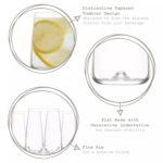6x LAV Terra Tumbler Glasses Glass Water Wine Whiskey Gin Drinking Cup 360ml - Image 2