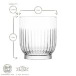 6x LAV Tokyo Whiskey Glasses Glass Scotch Rum Drinking Tumblers Set 330ml - Image 3