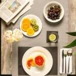 6x Linea Rectangular Slate Placemats Rustic Natural Table Mats 35 x 25cm Grey - Image 5