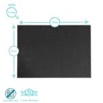 6x Linea Rectangular Slate Placemats Rustic Natural Table Mats 35 x 25cm Grey - Image 3