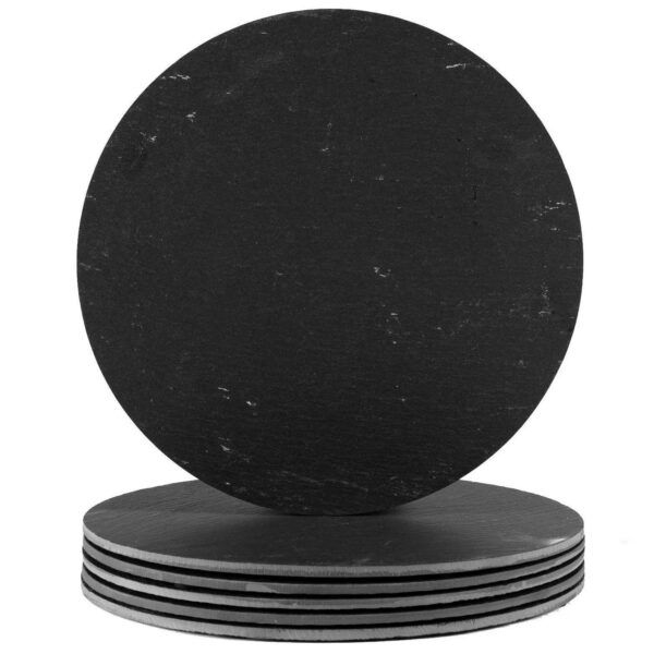 6x Linea Round Slate dd7f51be72d583bb3f07a522b011fb19