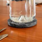 6x Marble Round Coasters Stone Kitchen Dining Table Place Setting 10cm Black - Image 6