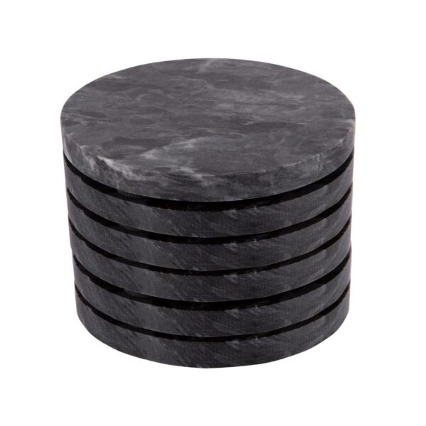 6x Marble Round Coas a86504baa8de75f7efec40aa2edb9f2e