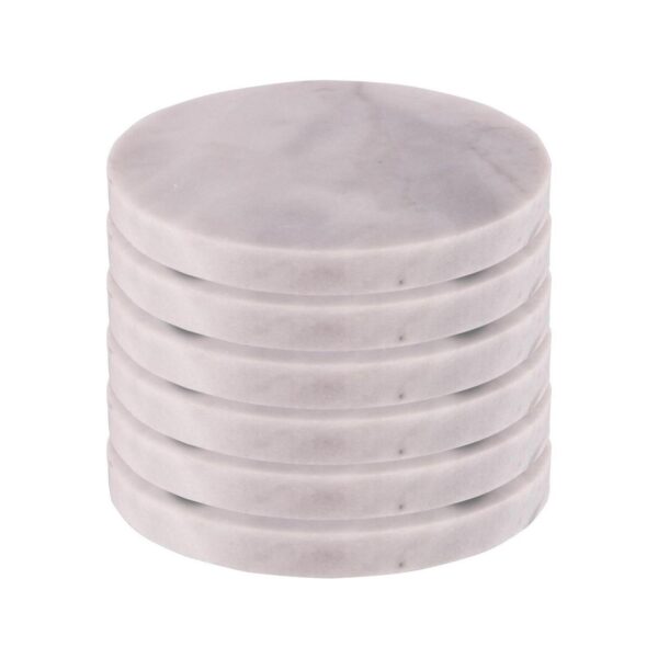 6x Marble Round Coas c5975e39b491bf5e2e01af4f1d53f59f