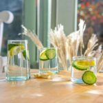 6x Merzouga Recycled Highball Glasses Water Juice Drinking Glasses 320ml Clear - Image 5