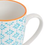 6x Nicola Spring Hand Printed Coffee Mugs Patterned Coffee Tea Mugs 360ml - Image 4