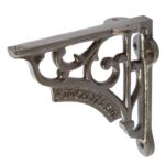 6x Ornate Iron Shelf Bracket Cast Iron Antique Vintage Wall Brackets D120mm Raw - Image 4