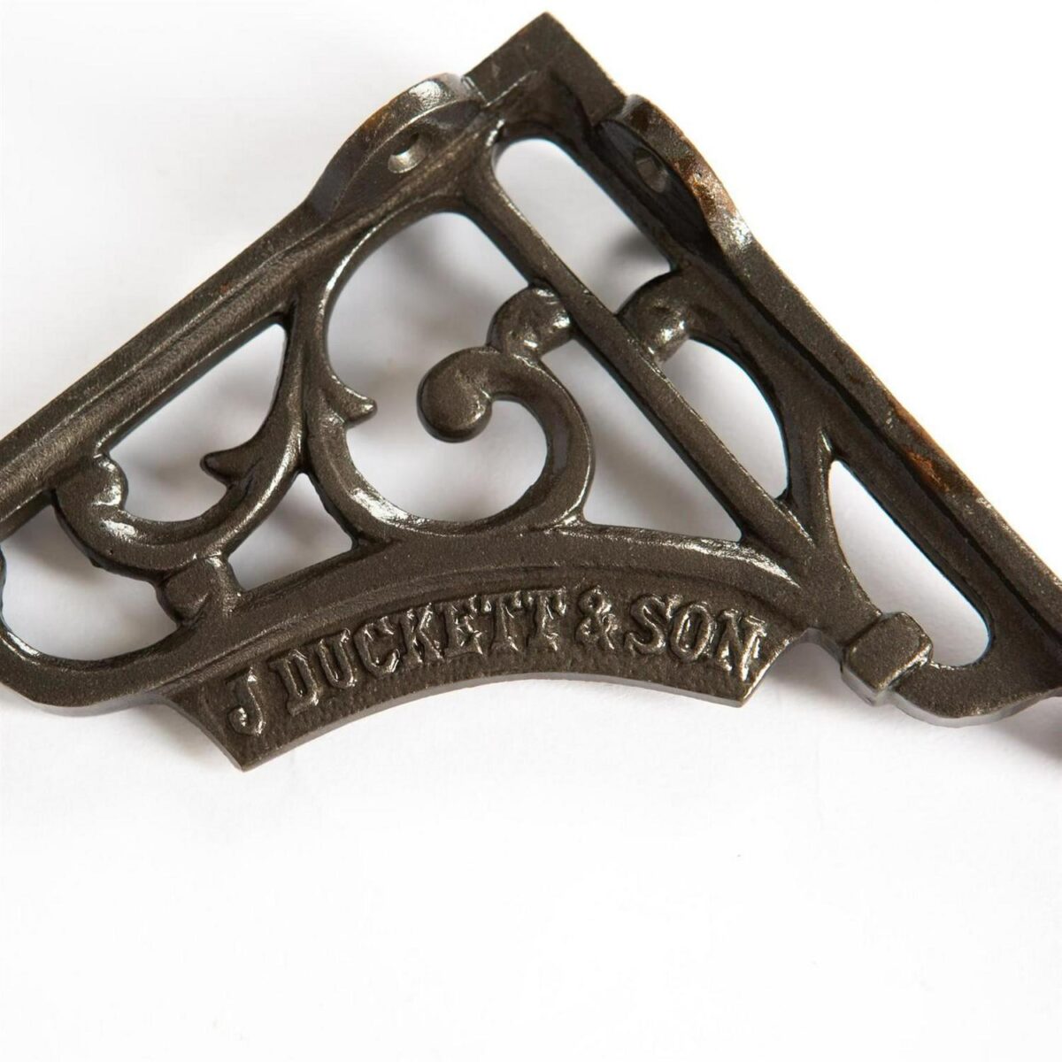 6x Ornate Iron Shelf Bracket Cast Iron Antique Vintage Wall Brackets D120mm Raw - Image 2