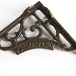6x Ornate Iron Shelf Bracket Cast Iron Antique Vintage Wall Brackets D120mm Raw - Image 2