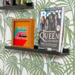 6x Picture Ledge Shelves Floating Wall Mounted Bookshelf Storage 57cm Black - Image 5