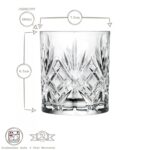 6x RCR Crystal 240ml Melodia Whisky Glasses Whiskey Tumbler Glassware Gift Set - Image 3