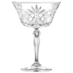 6x RCR Crystal 260ml Melodia Glass Champagne Saucers Vintage Saucer Glasses Set - Image 4