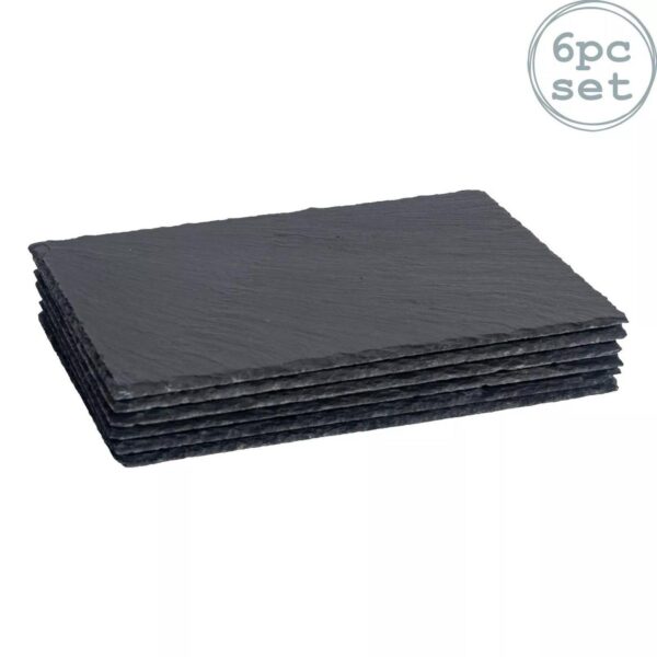6x Rectangle Slate S bcab2782457f1cc4589cb72acfe6b5fd
