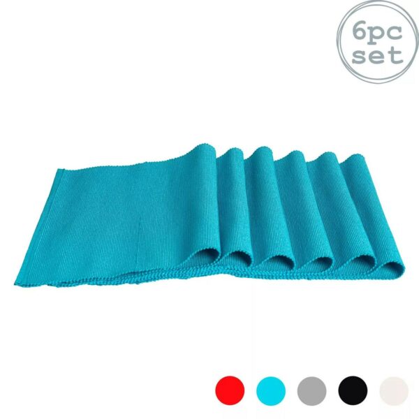 6x Ribbed Cotton Pla da41734566d6164e645483dc084072b0