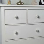 6x Round Ceramic Cabinet Knobs Vintage Cupboard Door Drawer Handles White Rose - Image 7