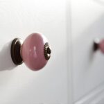6x Round Ceramic Cabinet Knobs Vintage Cupboard Door Drawer Handles Pink - Image 6