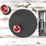 6x Round Slate Placemats Rustic Dining Table Place Setting 30cm Grey - Image 6