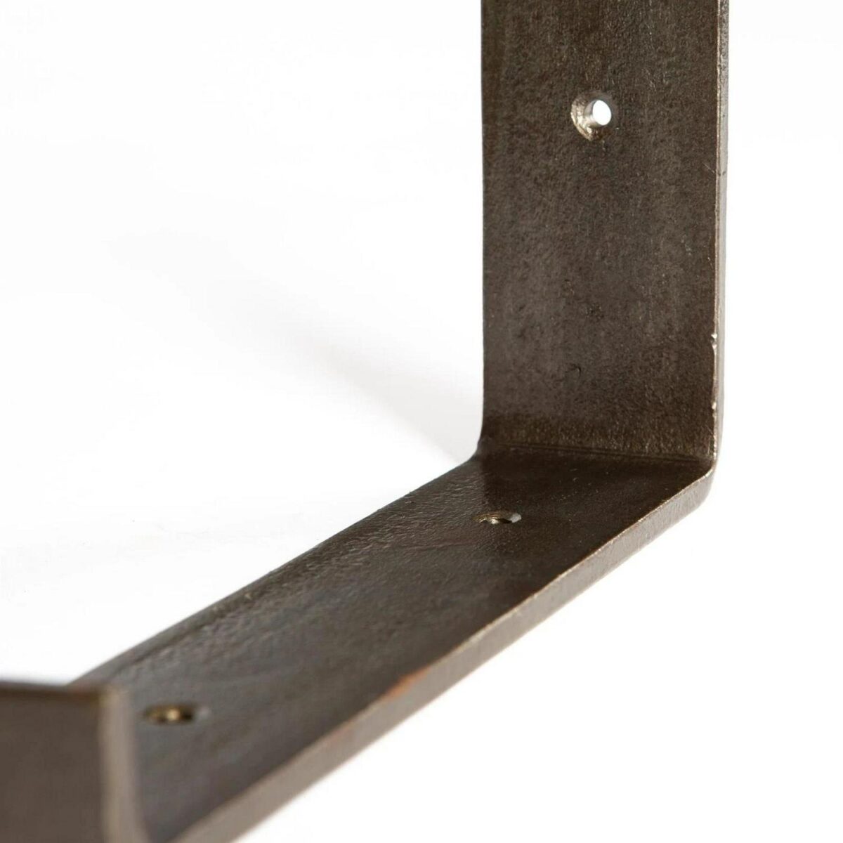 6x Scaffold Board Iron Shelf Bracket Antique Vintage Wall Brackets D235mm Raw - Image 2