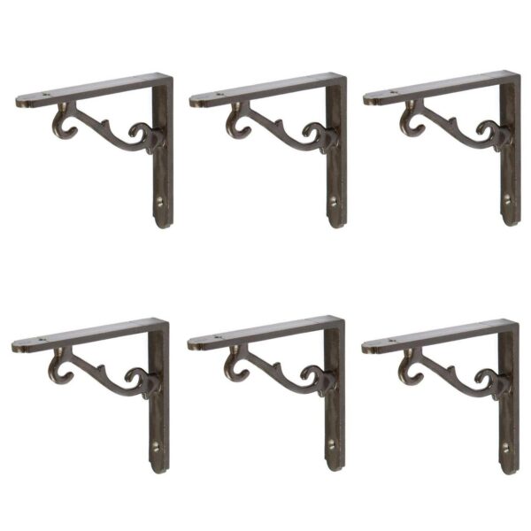 6x Scroll Iron Shelf c2185623d8268c1d3c6455ace7a4a271