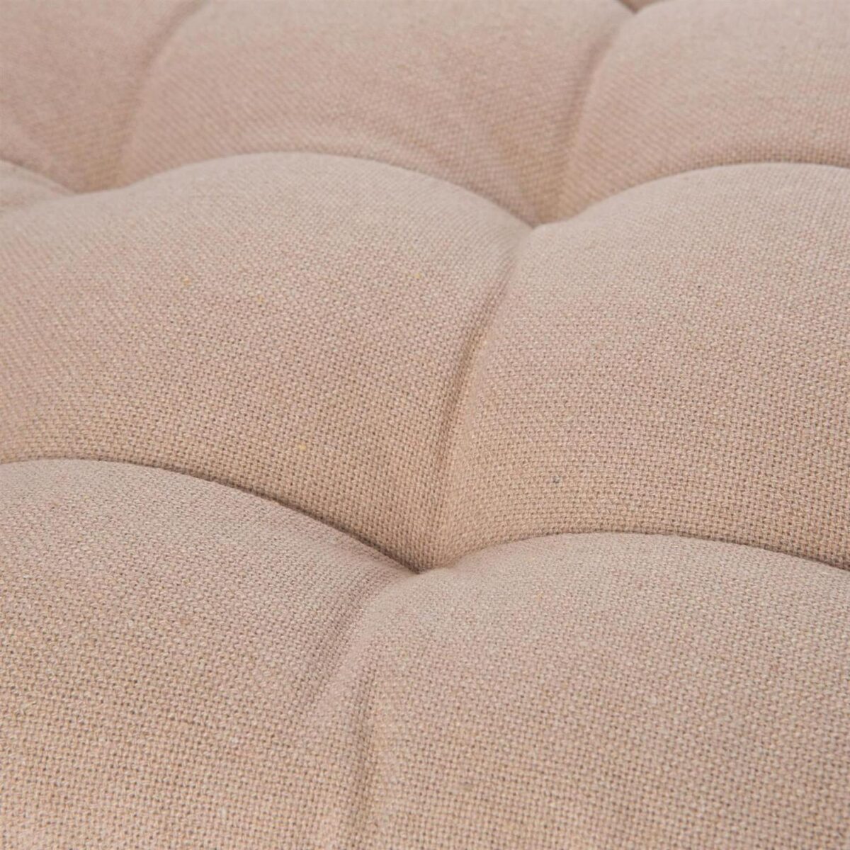 6x Square Garden Chair Seat Cushions Cotton Polyester Outdoor Dining Natural - Image 5