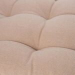6x Square Garden Chair Seat Cushions Cotton Polyester Outdoor Dining Natural - Image 5