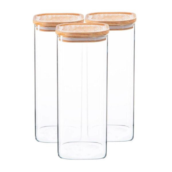 6x Square Glass Stor f84abde14cbe6a34a100caad65a50d23