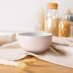 6x Stoneware Cereal Bowls Smooth Finish Dinnerware 14cm Beige - Image 5