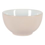6x Stoneware Cereal Bowls Smooth Finish Dinnerware 14cm Beige - Image 4