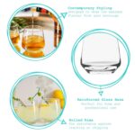 6x Tallo Whisky Glasses Modern Water Juice Glass Drinking Tumblers 345ml Clear - Image 2