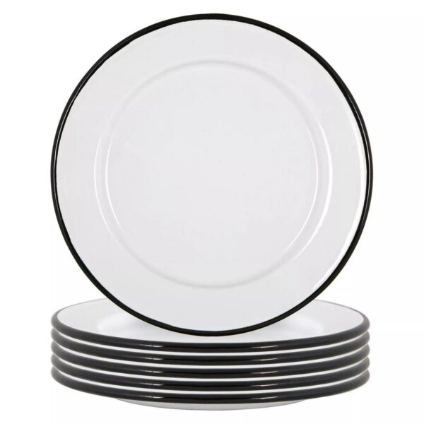 6x White Enamel Side 9ba2116a89189e050323adccdf992718