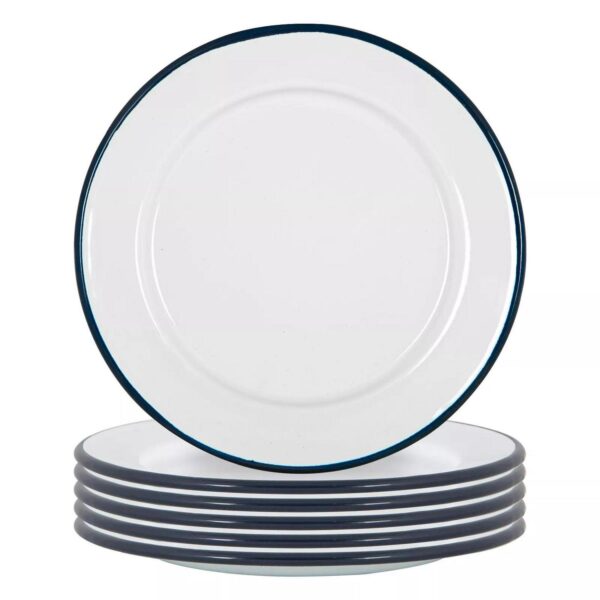 6x White Enamel Side de403e15c55183b8b0c55d51018b9574