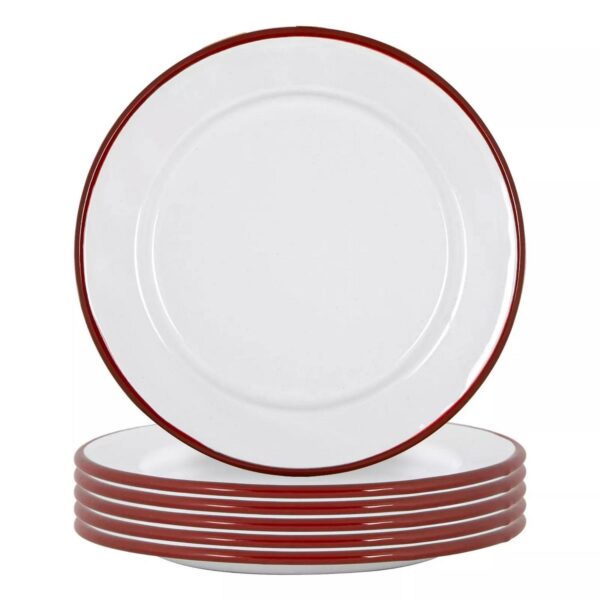 6x White Enamel Side f4312db76a55e5dfa8f3dca7ffe95c04