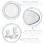6x White Farmhouse Espresso Saucers Rustic Country Tea Coffee Cup Plate 13cm - Image 5