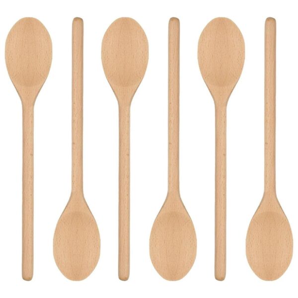 6x Wooden Cooking Sp 57161a0e338baf1196e6ab5a0c164fe7