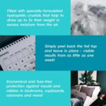 80x Interior Dehumidifiers 500ml Unscented Home Wardrobe Damp Moisture Trap - Image 2
