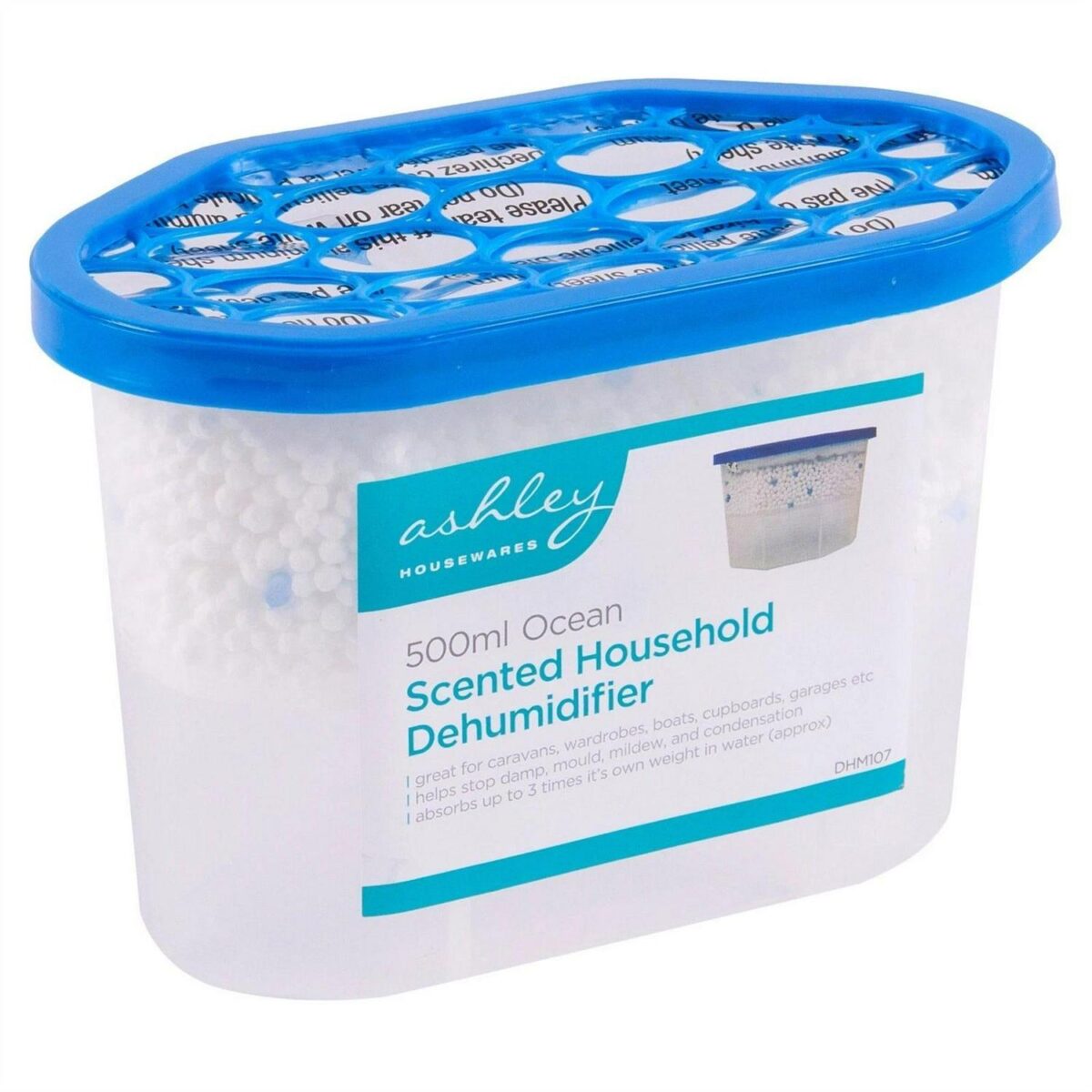 80x Scented Interior Dehumidifiers 500ml Ocean Home Wardrobe Damp Moisture Trap - Image 4