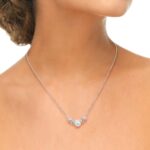 8-8.5mm White and 5.5-6mm Pink Cultured Freshwater Pearl Necklace, 14ct White Gold - Image 2