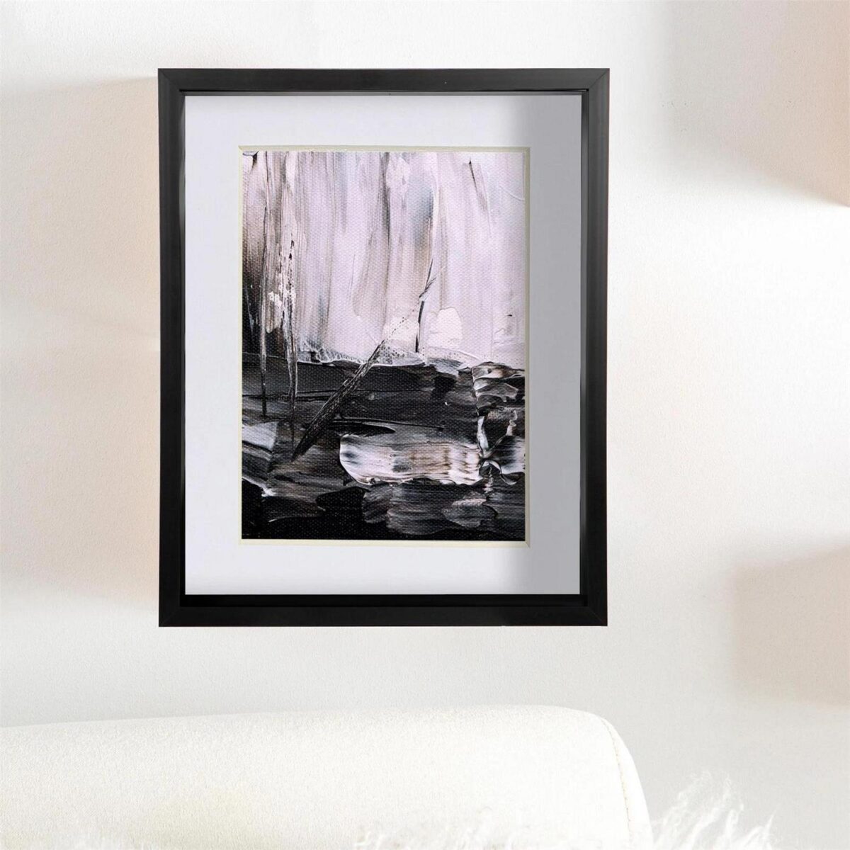 8  x 10  Black 3D Deep Box Photo Frame White 5  x 7  Mount Craft Shadow Picture - Image 6