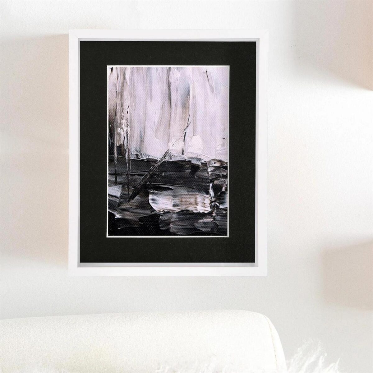 8  x 10  White 3D Deep Box Photo Frame Black 5  x 7  Mount Craft Shadow Picture - Image 6