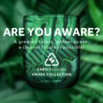 8x 400ml Aware Amorf Recycled Highball Glasses Green Water Tumblers Set - Image 7
