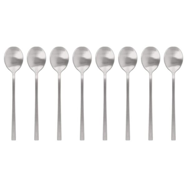 8x Stainless Steel Teaspoons 14.5cm Silver Kitchen Table Cutlery Coffee Set