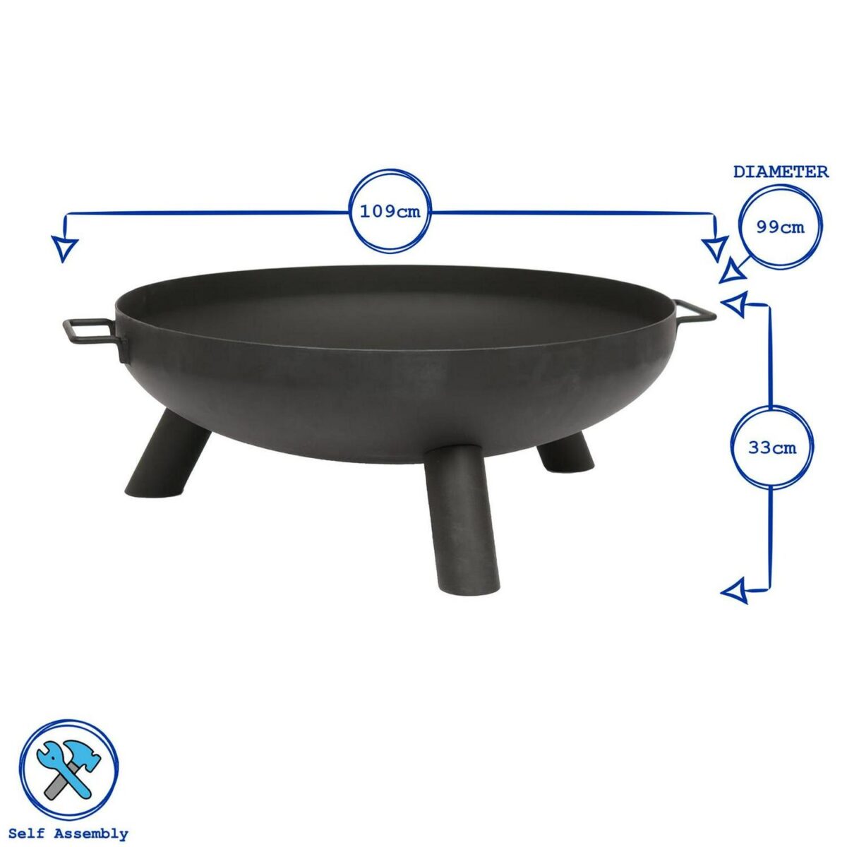 99cm Round Fire Pit 692ec0554af78351b8c9de05f1e2945b