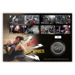 AD/DC Stamps and Medal Cover Live Wires from Royal Mail - Image 2