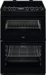 AEG 6000 SteamBake CCX6740ACB 60 cm Electric Ceramic Cooker - Black