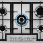 AEG HGB75400SM 75 cm Gas Hob - Stainless Steel
