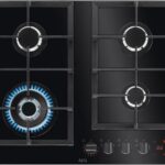 AEG HKB64450NB 59 cm Gas Hob - Black